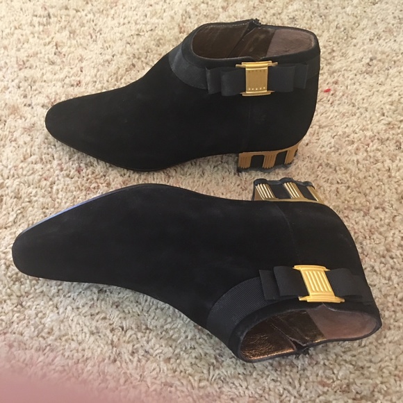 Black Suede Boots - Picture 4 of 5